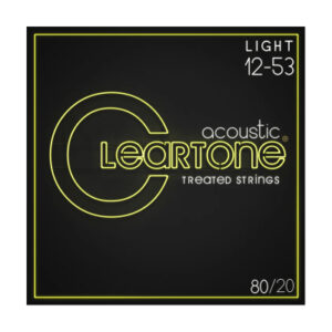Струни для акустичної гітари  Cleartone Acoustic 80/20 Bronze Light (12-53) (7612) купити