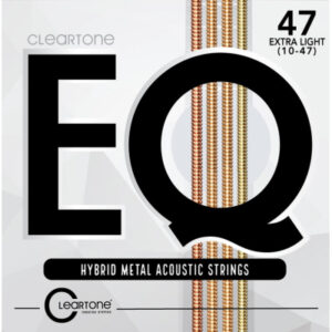 Струни для акустичної гітари  Cleartone EQ Hybrid Metal Acoustic Ultra Light (10-47) (7810) купити