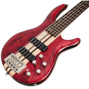 купити Бас-гітара Cort A5 Plus FMMH (Open Pore Black Cherry)