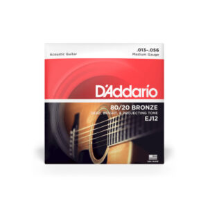 Струни для акустичної гітари  D'Addario 80/20 Bronze Medium (13-56) (EJ12) купити