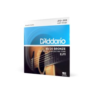 купити Струни для гітари D'Addario 80/20 Bronze Regular Light (12-53) (EJ11)