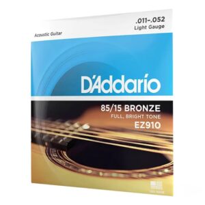 купити Струни для гітари D'Addario 85/15 Bronze Light (11-52) (EZ910)