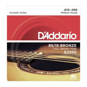 Струни для акустичної гітари  D'Addario 85/15 Bronze Medium (13-56) (EZ930) купити