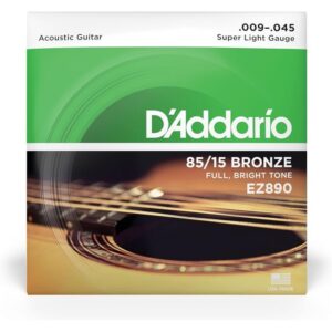 купити Струни для гітари D'Addario 85/15 Bronze Super Light (09-45) (EZ890)