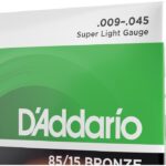 Струни для гітари D'Addario 85/15 Bronze Super Light (09-45) (EZ890) придбати