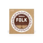 Струни для класичної гітари  D'Addario Folk Nylon 80/20 Bronze Ball End Black Treble (EJ34) купити