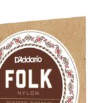 Струни для гітари D'Addario Folk Nylon 80/20 Bronze Ball End Black Treble (EJ34) придбати