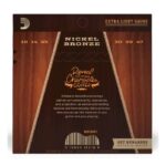 купить Струни для гітари D'Addario Nickel Bronze Extra Light (10-47) (NB1047)