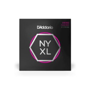Струни для електрогітари  D'Addario NYXL Super Light 8-String (09-80) (NYXL0980) купити