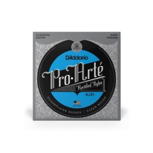 Струни для класичної гітари  D'Addario Pro-Arte Rectified Nylon Hard Tension (EJ31) купити