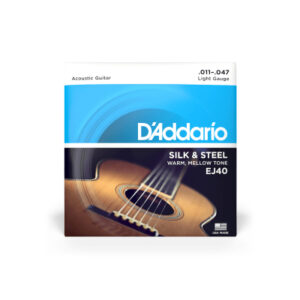 Струни для акустичної гітари  D'Addario Silk & Steel Folk Regular Light (11-47) (EJ40) купити