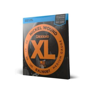 купити Струни для гітари D'Addario XL Nickel Wound Balanced Tension Bass Medium (50-120) (EXL160BT)