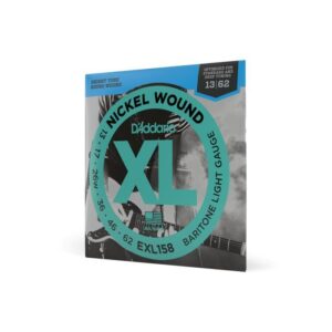 купити Струни для гітари D'Addario XL Nickel Wound Baritone Light (13-62) (EXL158)