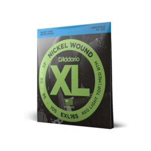 купити Струни для гітари D'Addario XL Nickel Wound Bass Reg Light Top / Med Bottom (45-105) (EXL165)