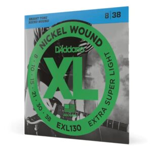 купити Струни для гітари D'Addario XL Nickel Wound Extra Super Light (08-38) (EXL130)