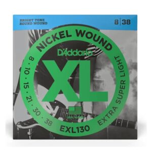 Струни для електрогітари  D'Addario XL Nickel Wound Extra Super Light (08-38) (EXL130) купити