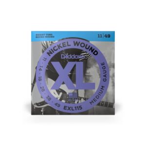 Струни для електрогітари  D'Addario XL Nickel Wound Medium (11-49) (EXL115) купити