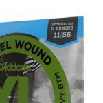 Струни для гітари D'Addario XL Nickel Wound Medium Top / Extra Heavy Bottom (11-56) (EXL117) придбати