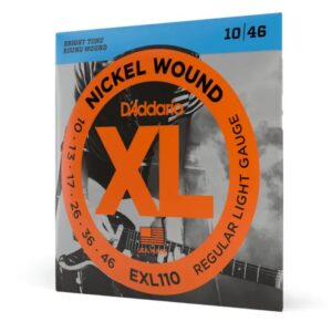 купити Струни для гітари D'Addario XL Nickel Wound Regular Light (10-46) (EXL110)