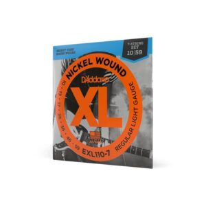 купити Струни для гітари D'Addario XL Nickel Wound Regular Light 7-String (10-59) (EXL110-7)