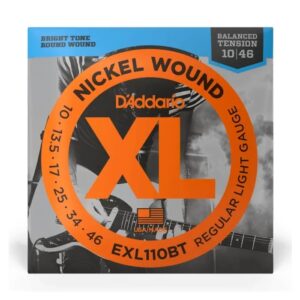 Струни для електрогітари  D'Addario XL Nickel Wound Regular Light Balanced Tension (10-46) (EXL110BT) купити