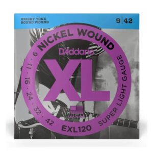 Струни для електрогітари  D'Addario XL Nickel Wound Super Light (09-42) (EXL120) купити