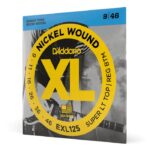 купити Струни для гітари D'Addario XL Nickel Wound Super Light Top / Regular Bottom (09-46) (EXL125)
