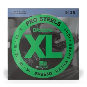 Струни для електрогітари  D'Addario XL ProSteels Extra Super Light (8-38) (EPS530) купити