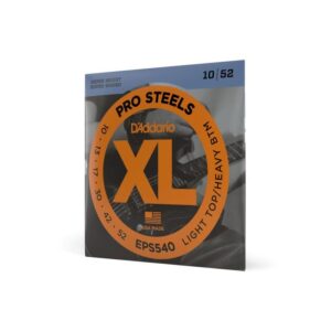 купити Струни для гітари D'Addario XL ProSteels Light Top / Heavy Bottom (10-52) (EPS540)