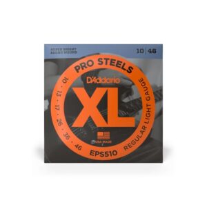 Струни для електрогітари  D'Addario XL ProSteels Regular Light (10-46) (EPS510) купити