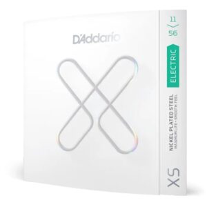 купити Струни для гітари D'Addario XS Coated Electric Guitar Strings Medium Top / Extra Heavy Bottom (11-56) (XSE1156)