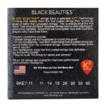 купить Струни для гітари DR Strings Black Beauties Electric - Extra Heavy 7-String (11-60) (BKE7-11)