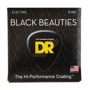 Струни для електрогітари  DR Strings Black Beauties Electric - Extra Heavy 7-String (11-60) (BKE7-11) купити