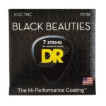 Струни для електрогітари  DR Strings Black Beauties Electric - Medium 7-String (10-56) (BKE7-10) купити