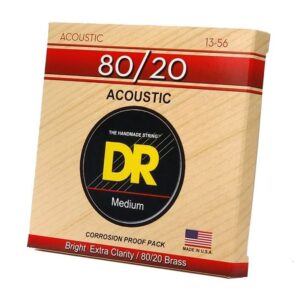 купити Струни для гітари DR Strings HI-BEAM Acoustic 80/20 Bronze - Medium (13-56) (HA-13)