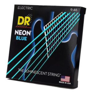 купити Струни для гітари DR Strings NEON Blue Electric - Light Heavy (09-46) (NBE-9/46)