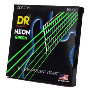 купити Струни для гітари DR Strings NEON Green Electric - Medium (10-46) (NGE-10)