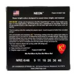 купить Струни для гітари DR Strings NEON Red Electric - Light Heavy (09-46) (NRE-9/46)