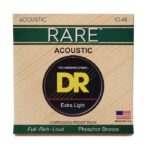 Струни для акустичної гітари  DR Strings RARE Acoustic Phosphor Bronze - Extra Light (10-48) (RPL-10) купити