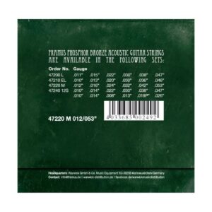 купити Струни для гітари Framus Phosphor Bronze Medium (12-53) (47220 M)