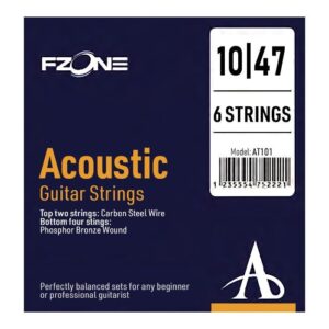 Струни для акустичної гітари  Fzone Acoustic Bronze (10-47) (AT101) купити