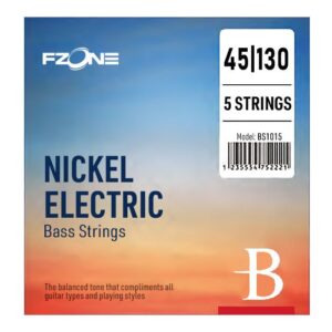 Струни для бас гітари  Fzone Electric Bass Strings (45-130) (BS1015) купити