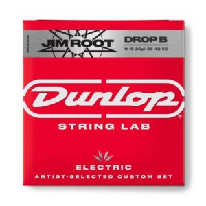 Струни для електрогітари  Jim Dunlop Jim Root String Lab Series Guitar Strings 11-56 | Drop B (JRN1156DB) купити