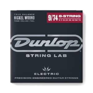 Струни для електрогітари  Jim Dunlop Nickel Wound Electric Guitar Strings 09-74 | 8-String (DEN0974-8) купити