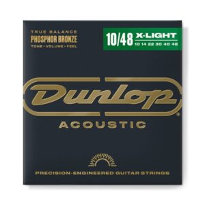 Струни для акустичної гітари  Jim Dunlop Phosphor Bronze Acoustic Guitar Strings (10-48) (DAP1048) купити