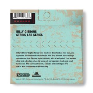 купити Струни для гітари Jim Dunlop String Lab Series Billy Gibbons Guitar String (09-42) (RWN0942)