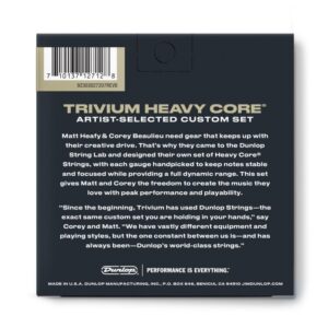 купити Струни для гітари Jim Dunlop Trivium String Lab Series Guitar Strings 10-63 | 7-String (TVMN1063-7)