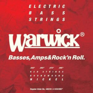 Струни для бас гітари  Warwick Red Nickel Plated Light 4-String (35-95) (46230 L 4) купити